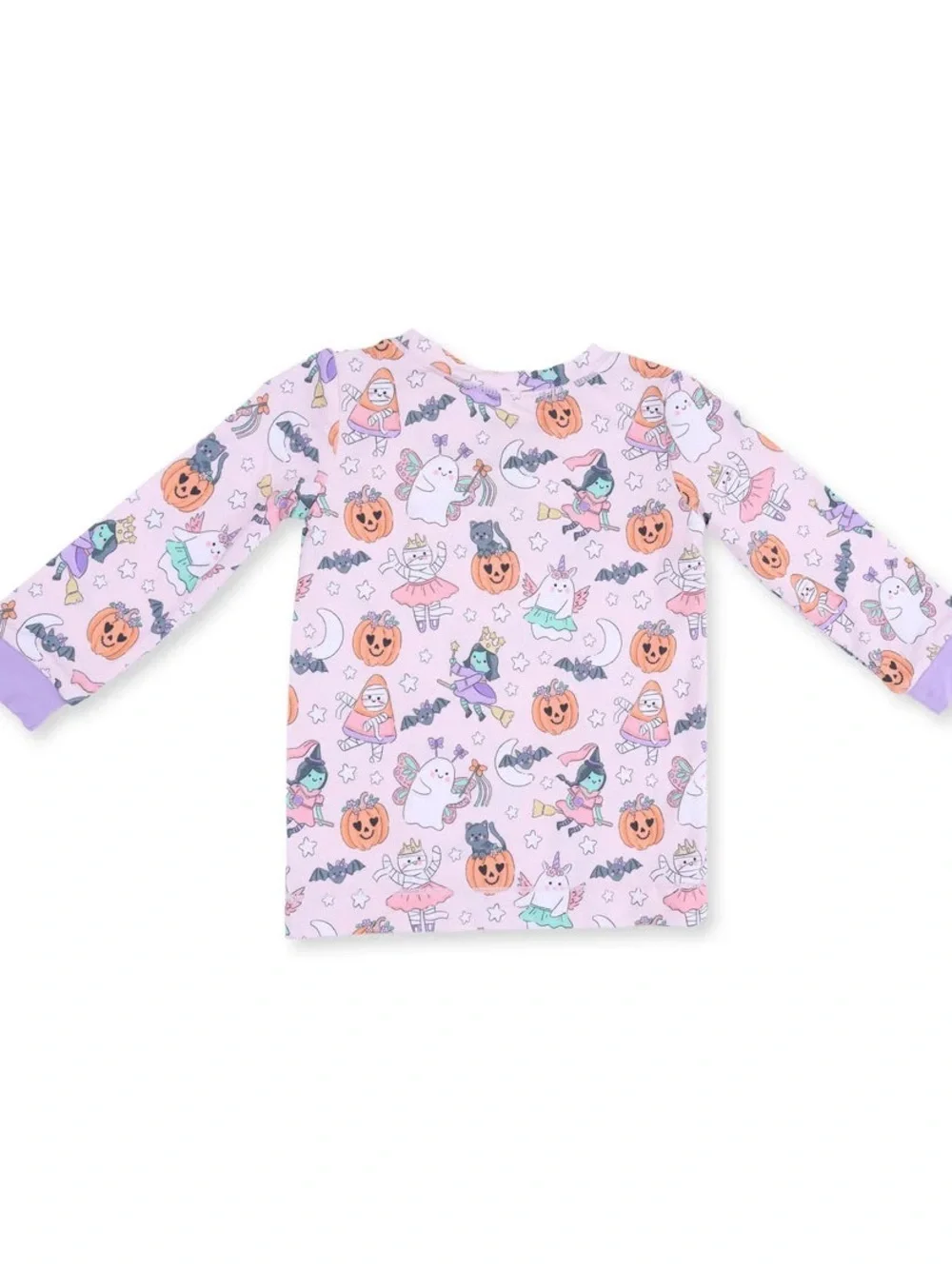 Angel Dear Pink Pumpkin Ghost Halloween Long Sleeve Pajama Set 2T 3-4 5-6 7-8
